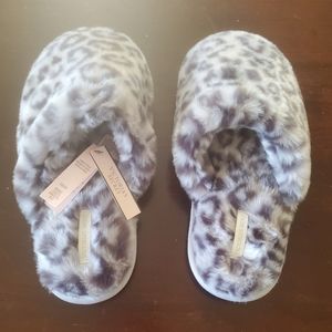 Victoria's Secret cheetah print slippers